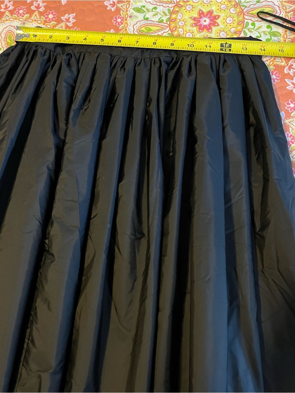 Moncler Black A-Line Taffeta Mini Skirt - Picture 5 of 11